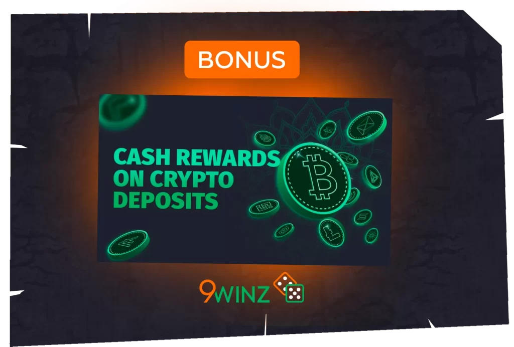 bonus on crypto deposits 9 winz